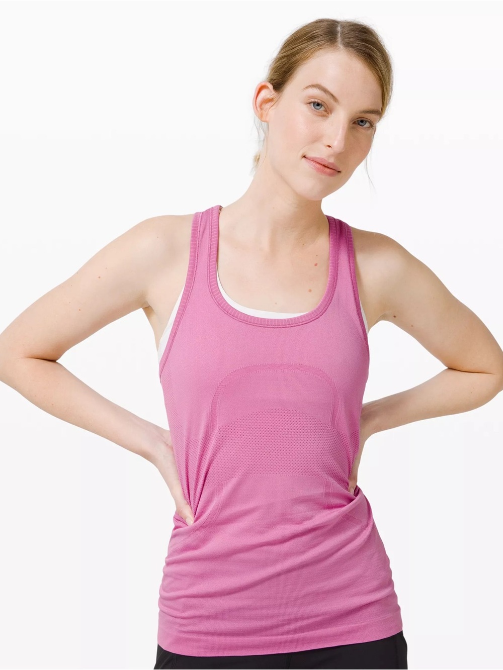 Lululemon Swiftly Racerback Tank Hip Length Pink